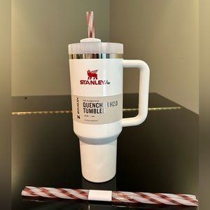 NEW rare Stanley cup Mistletoe Twist Quencher tumbler 40 oz.